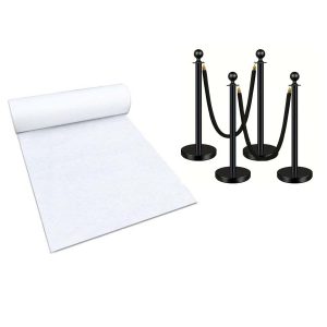 Location Potelet de guidage Noir + tapis