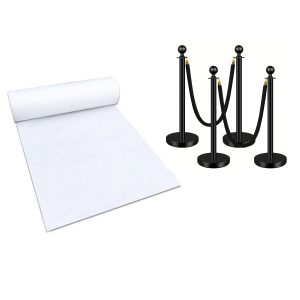 Location Potelet de guidage Noir + tapis