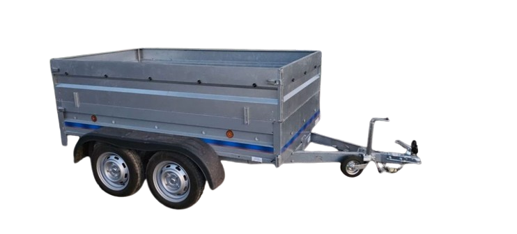 Location Remorque double essieux 500 kg rehausser
