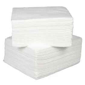 Serviette jetable 33x33 blanc x150
