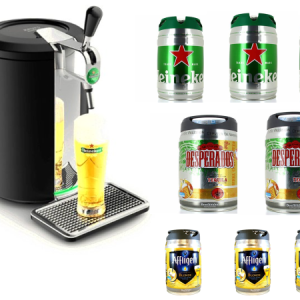 Location Tireuse à Bière pack 15 litres  avec 3 fut de 5 litres au choix