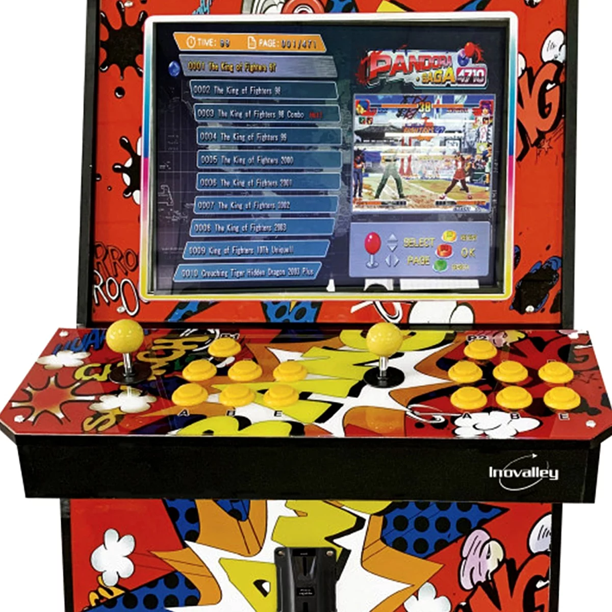 Location Borne arcade 1600 jeux – Image 2