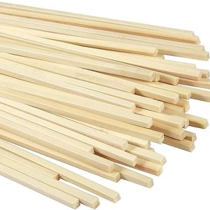 Pack de 100 bâtons en bois 35 cm pour barbe à papa (Achat )