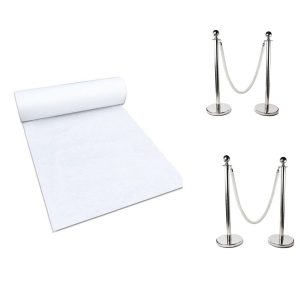 Location Potelet de guidage Argent + tapis