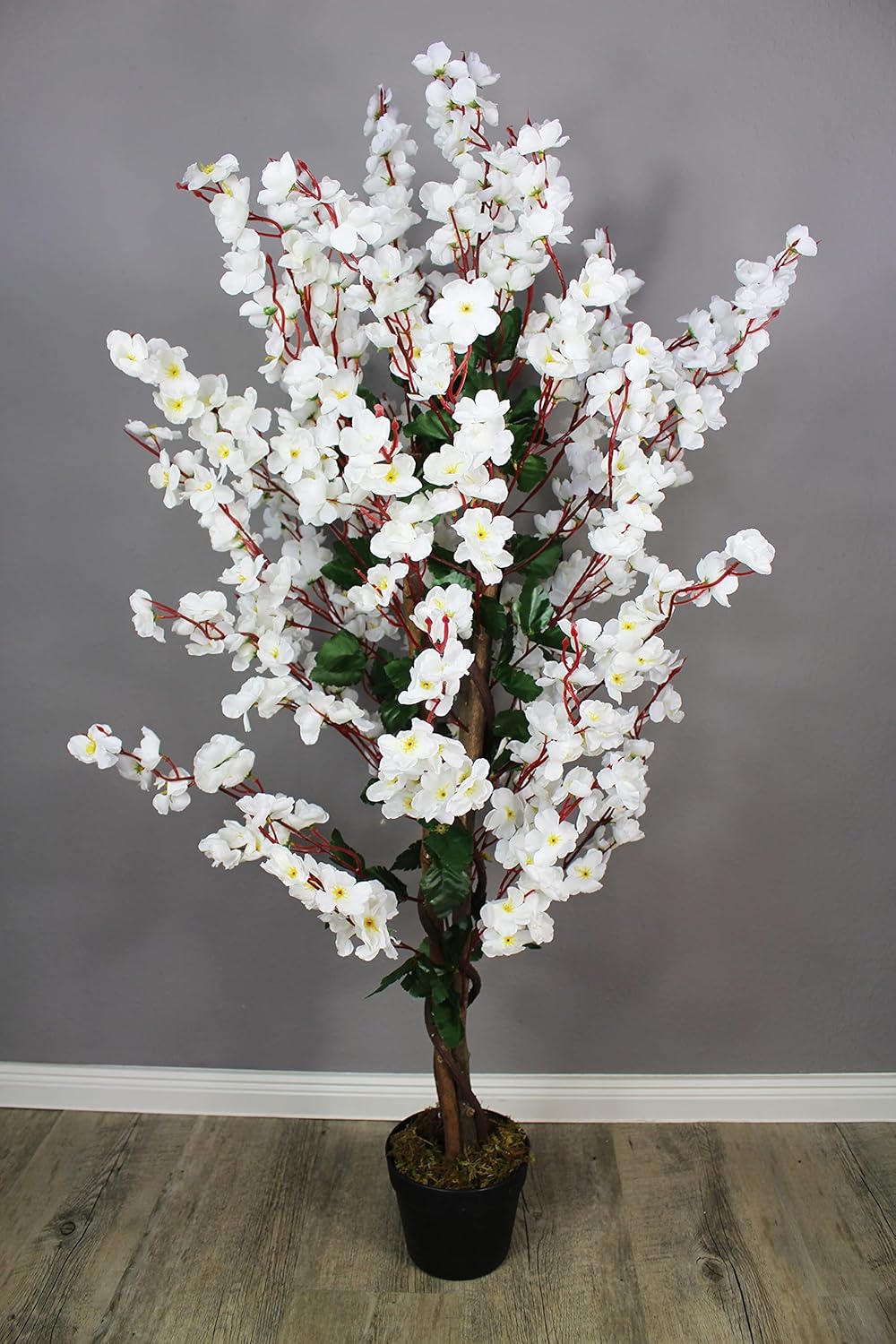 Location Arbre artificiel XL cerisier japonais 150cm blanc – Image 2