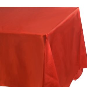 Nappe Satin 145X220cm   Rouge ( Achat )