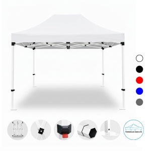 Tonnelle Pliante 3x4.5 m 40/45 mm Acier (ACHAT )
