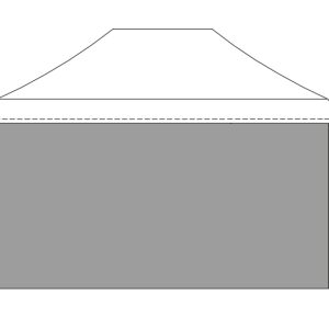 Paroi de coté 4.5m - Mur latéral Plein ( ACHAT )