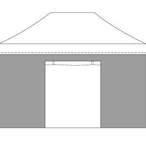 Paroi de coté 4.5m - Mur latéral Porte ( ACHAT )