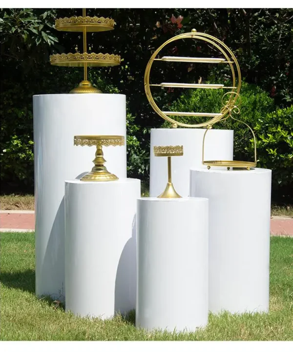 Location Colonne  cylindrique blanche x5 – Image 2