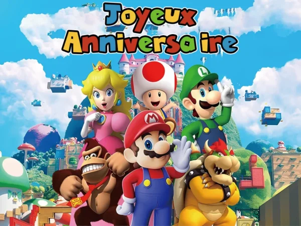 Location Support + Toile de Fond Géante Anniversaire 9