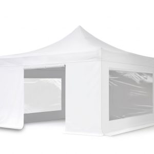Location tonnelle 4 x 4 m blanche – 12 à 14 personnes assises