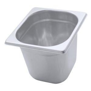 Bac gastronorme GN 1/6 inox 1,9 L