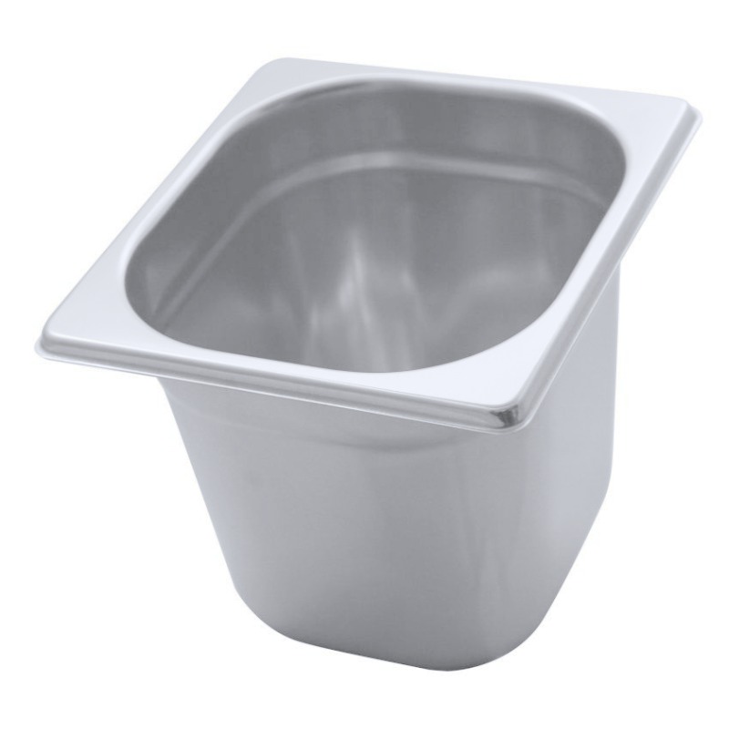 Bac gastronorme GN 1/6 inox 1,9 L