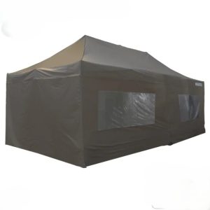 Location Tonnelle 3x6m Gris + Poids 12 à 18 personnes assises
