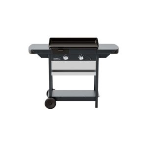 Plancha gaz sur chariot