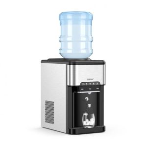 Location Machine à Glaçons 3 en 1 avec Distributeur d'Eau Froide/Chaude