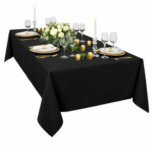 Nappe rectangle unie noire 3 m*1.75 m ( achat )