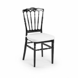 Location Chaise Napoléon Noir avec Assise